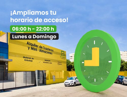 Tu Trastero ampliación horario acceso