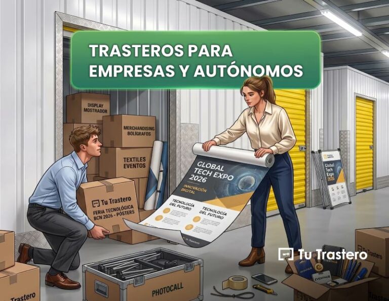 alquiler de trasteros para empresas y autónomos Tu Trastero mini almacenes